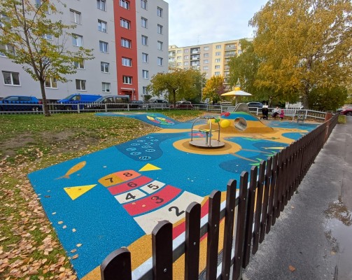 Rekonstrukce dětského hřiště Malovická