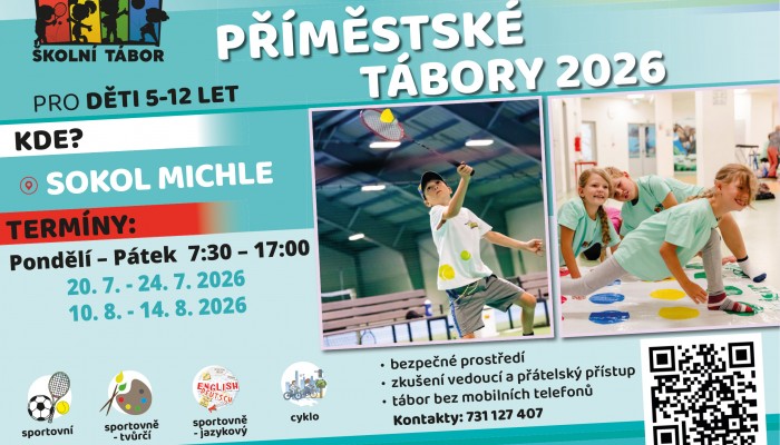 Příměstský sportovní a sportovně-tvůrčí tábor