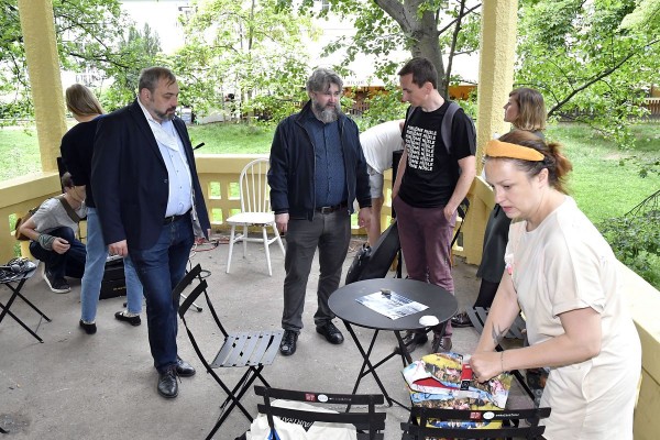 Rekonstrukce altánu v parku Jezerka