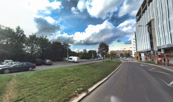 Obnovení přestupní zastávky BUS MHD 193, 188, 134 stanoviště Pujmanové u parku ve směru z centra