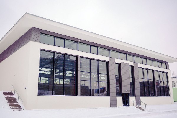 Novostavba sportovní haly při ZŠ Bítovská