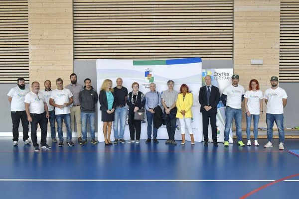 Novostavba sportovní haly při ZŠ Bítovská