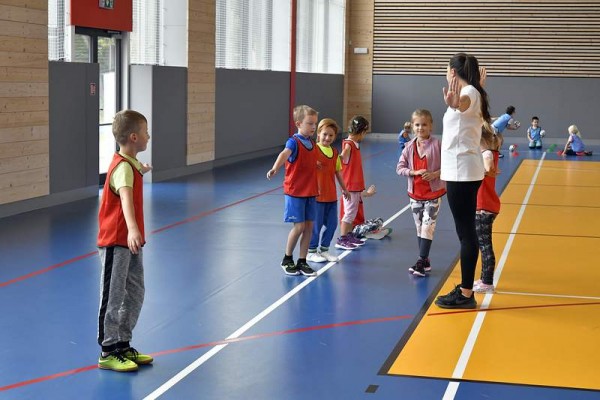 Novostavba sportovní haly při ZŠ Bítovská