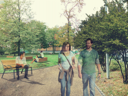 Zhodnocení možností revitalizace veřejného prostoru při ulici Hvězdova