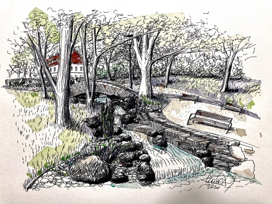 Koncepční studie revitalizace parku Jezerka