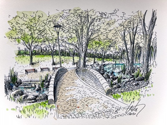 Krajinářsko-urbanistická studie revitalizace parku Jezerka