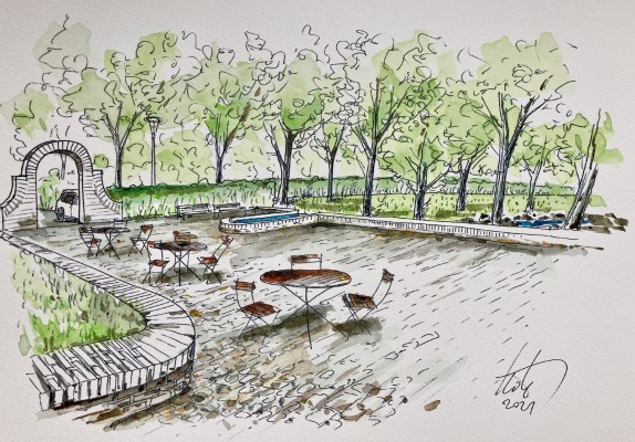 Koncepční studie revitalizace parku Jezerka