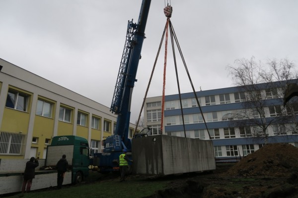 Retenční nádrž pro ZŠ Jílovská