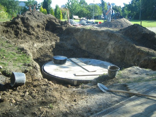 Retenční nádrž pro ZŠ Jižní