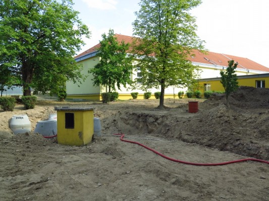 Retenční nádrž pro ZŠ Jitřní