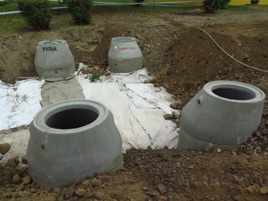 Retenční nádrž pro ZŠ Jitřní