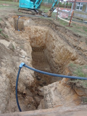 Retenční nádrž pro ZŠ Na Planině
