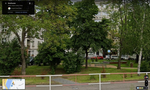 Park Na Jezerce po revitalizaci