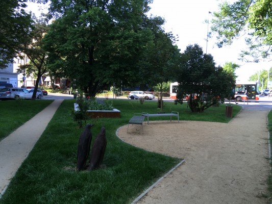 Park Na Jezerce po revitalizaci