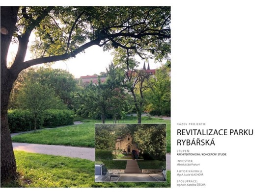 Ideová studie revitalizace vnitrobloku a parku za kostelem sv. Michaela archanděla v Podolí