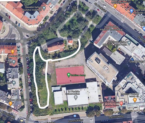 Rozšíření parku u kostela Svatého Pankráce