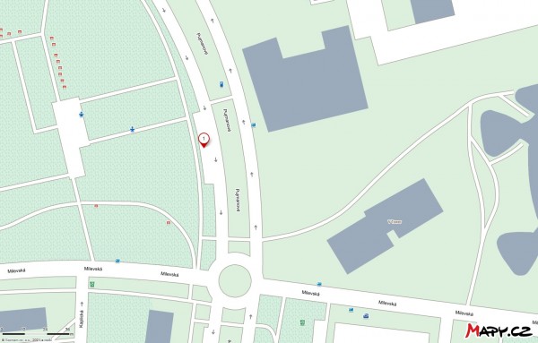 Obnovení přestupní zastávky BUS MHD 193, 188, 134 stanoviště Pujmanové u parku ve směru z centra