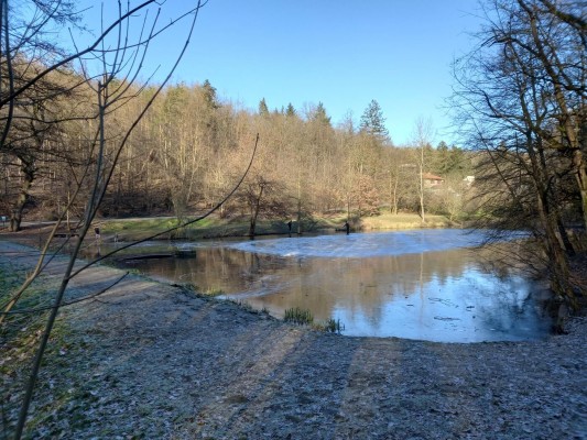 Ideová krajinářská studie údolí Zátišského potoka