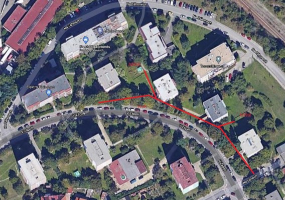 Revitalizace promenády V Zápolí